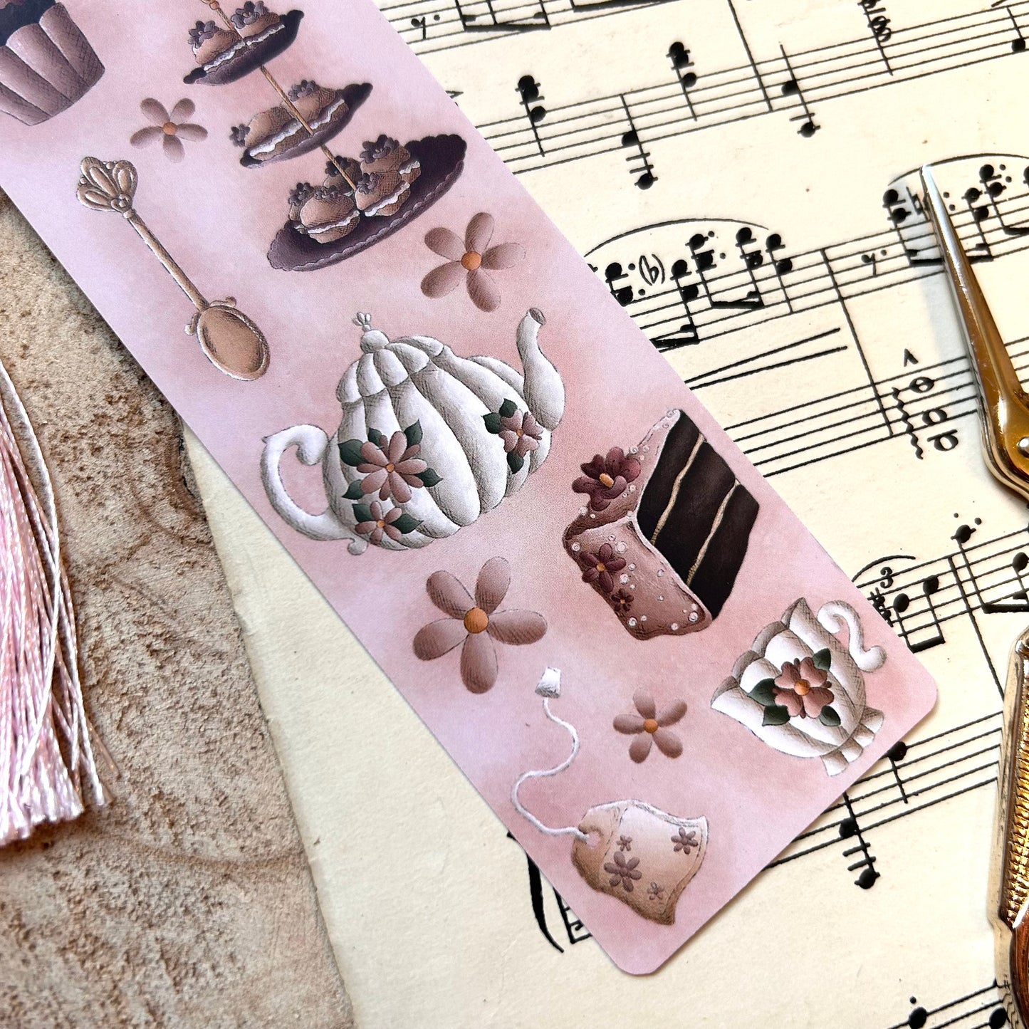 AFTERNOON TEA BOOKMARK