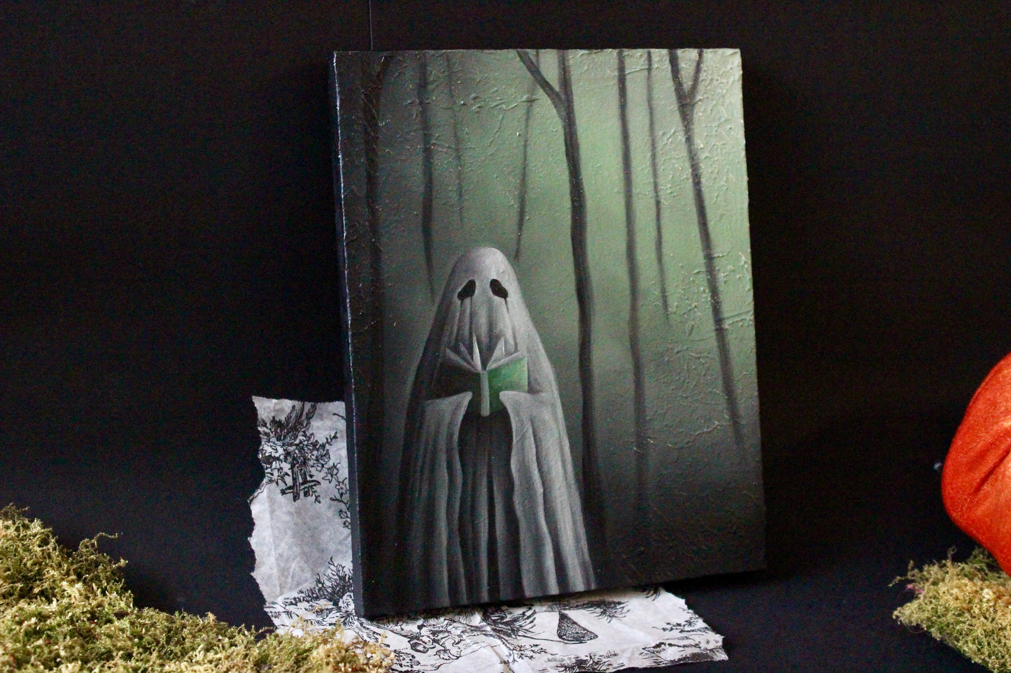 "The storyteller" original oil painting