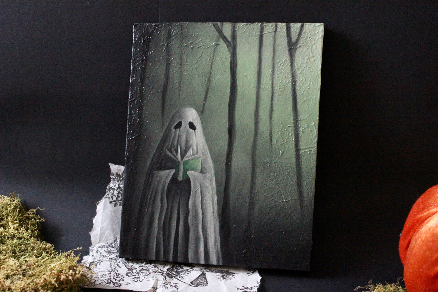 "The storyteller" original oil painting