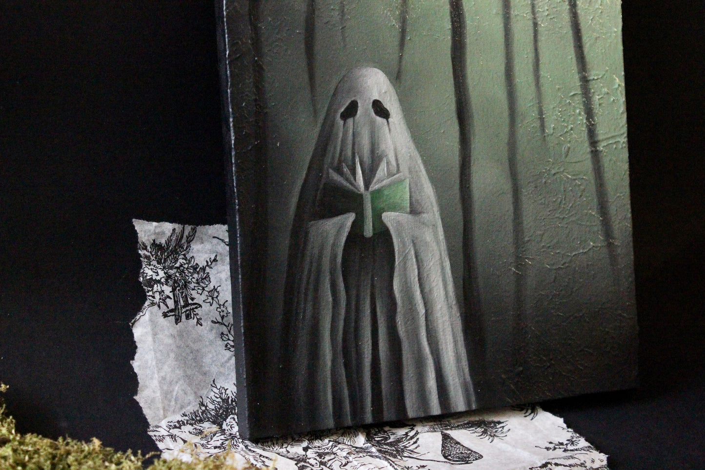 "The storyteller" original oil painting