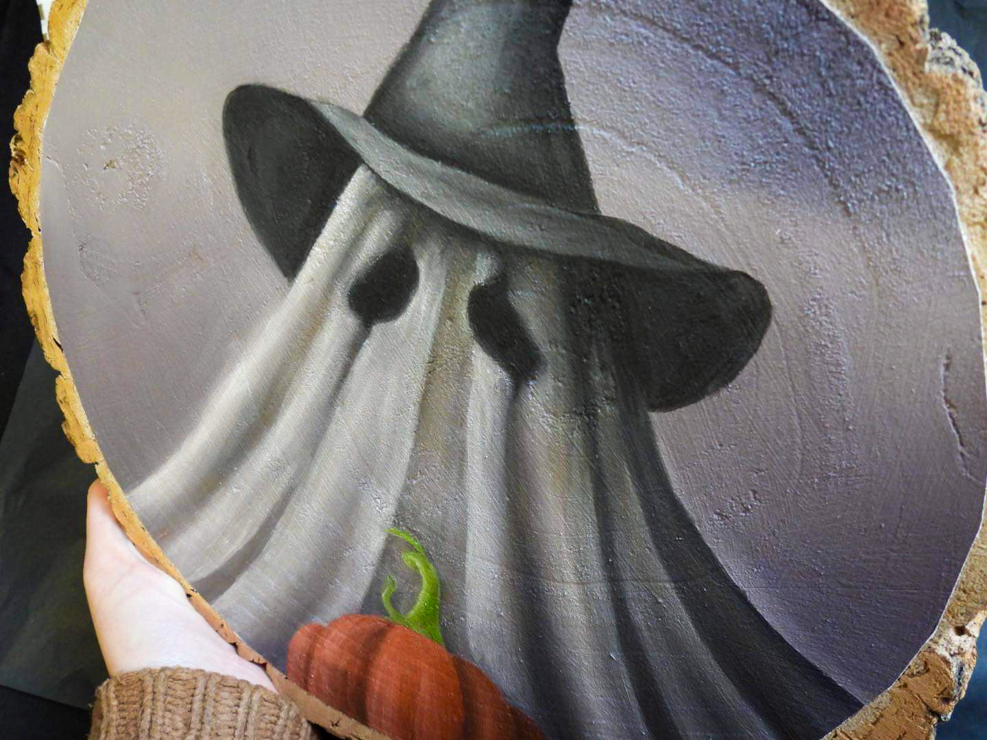 ‘Winnie the witch’ original oil painting