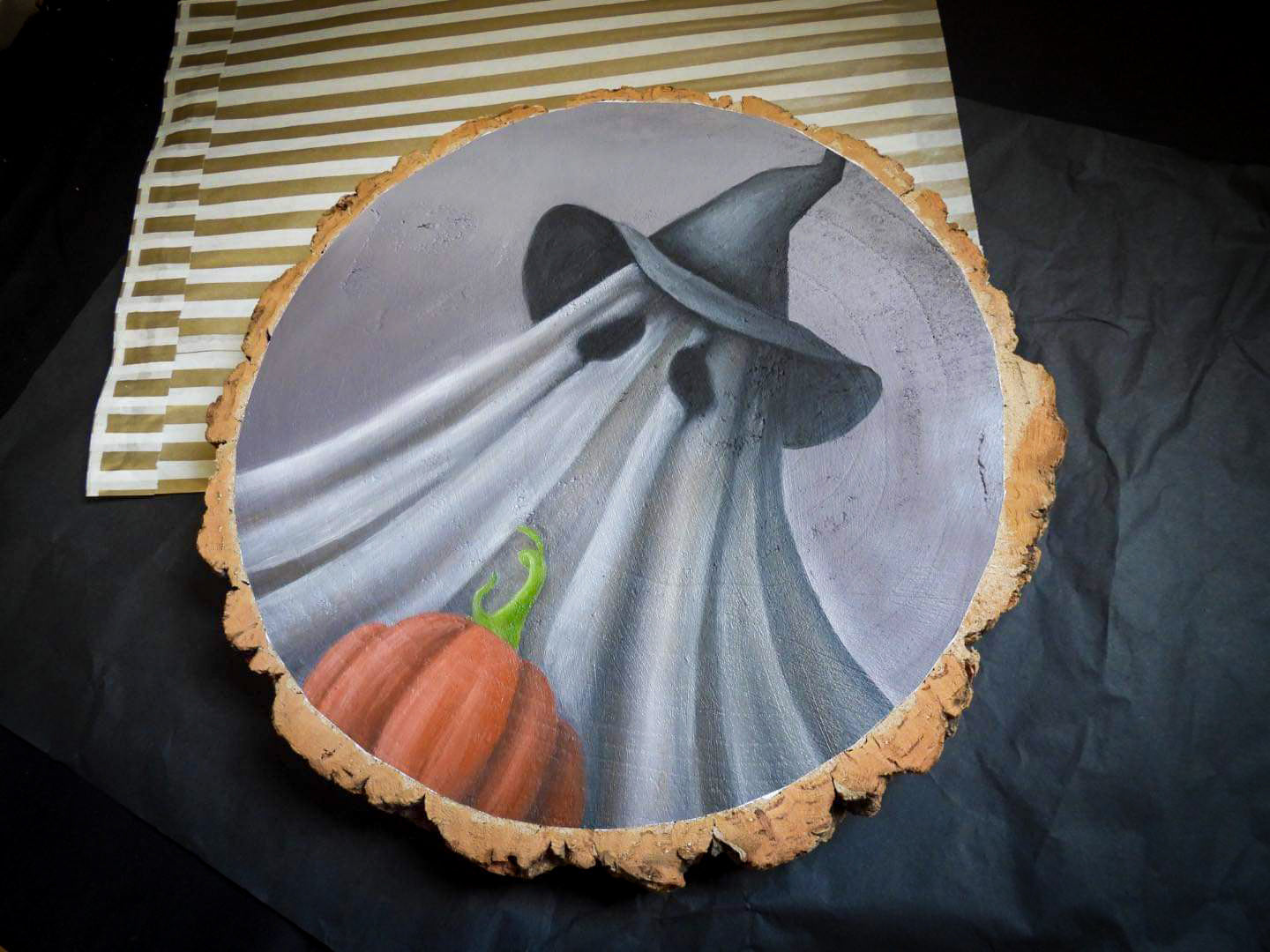 ‘Winnie the witch’ original oil painting
