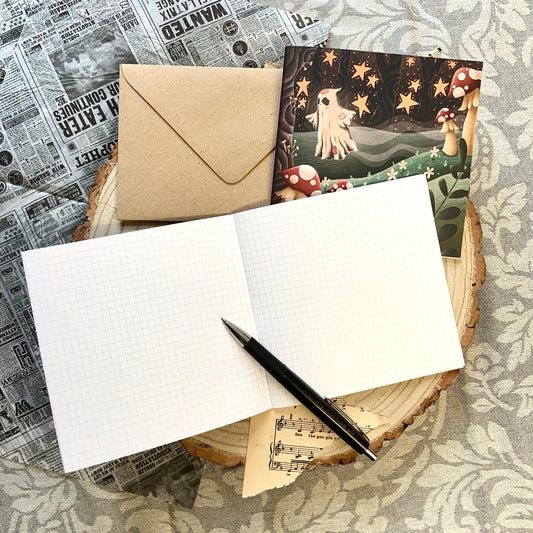Woodland ghostie notebook