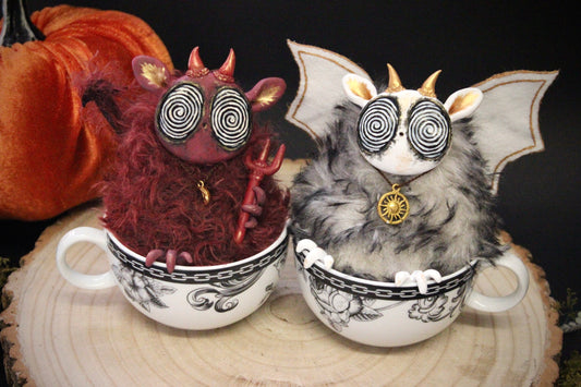 Crowley And Aziraphale The Teacup Critters