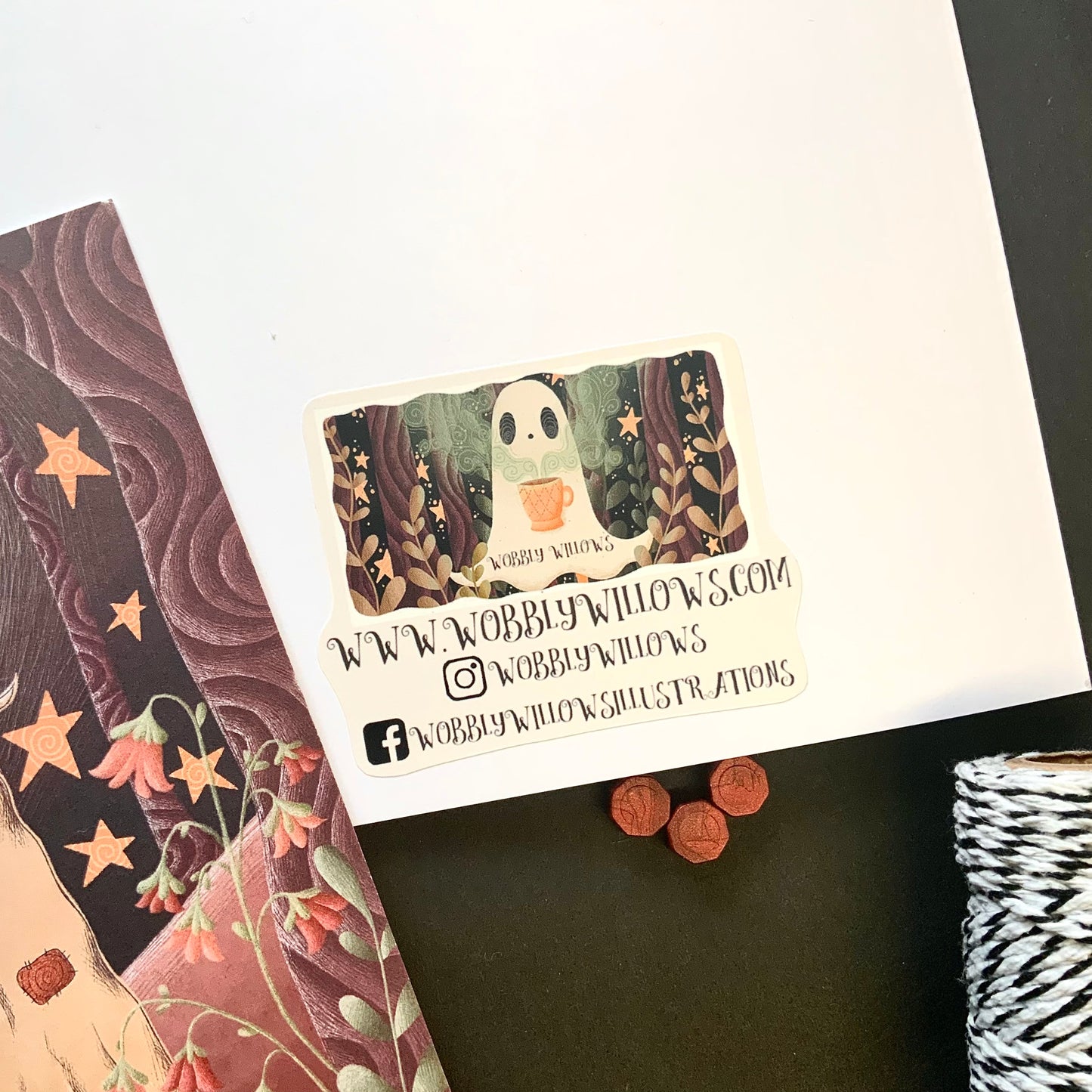 ‘Till the very end’ spooky greetings card