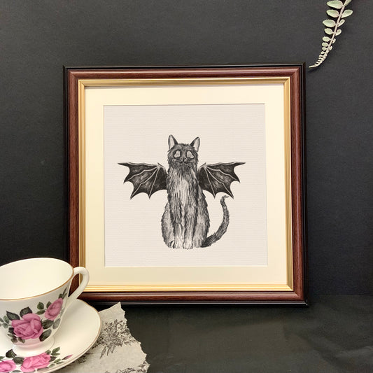 Bat~Cat Art Print