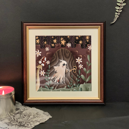 The Secret garden ghost art print
