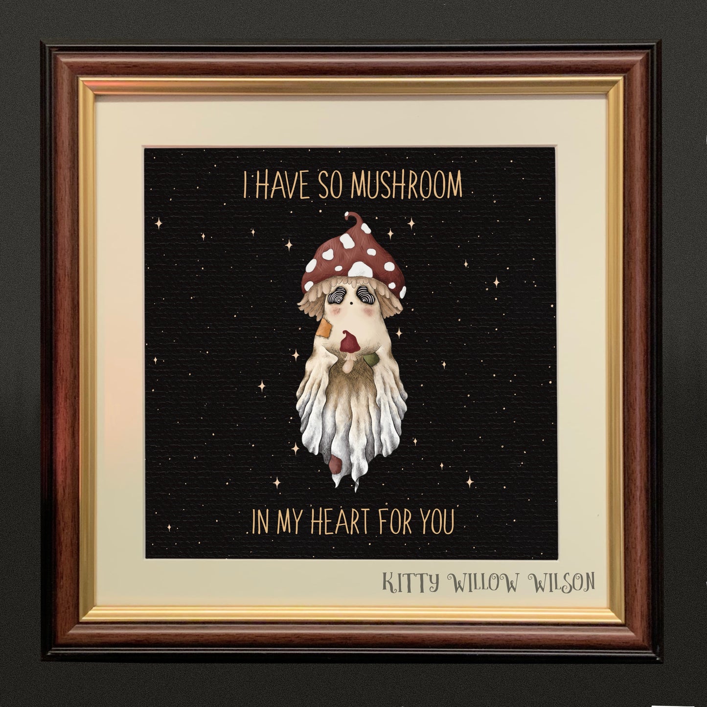 ‘MUSHROOM HEART’ ART PRINT