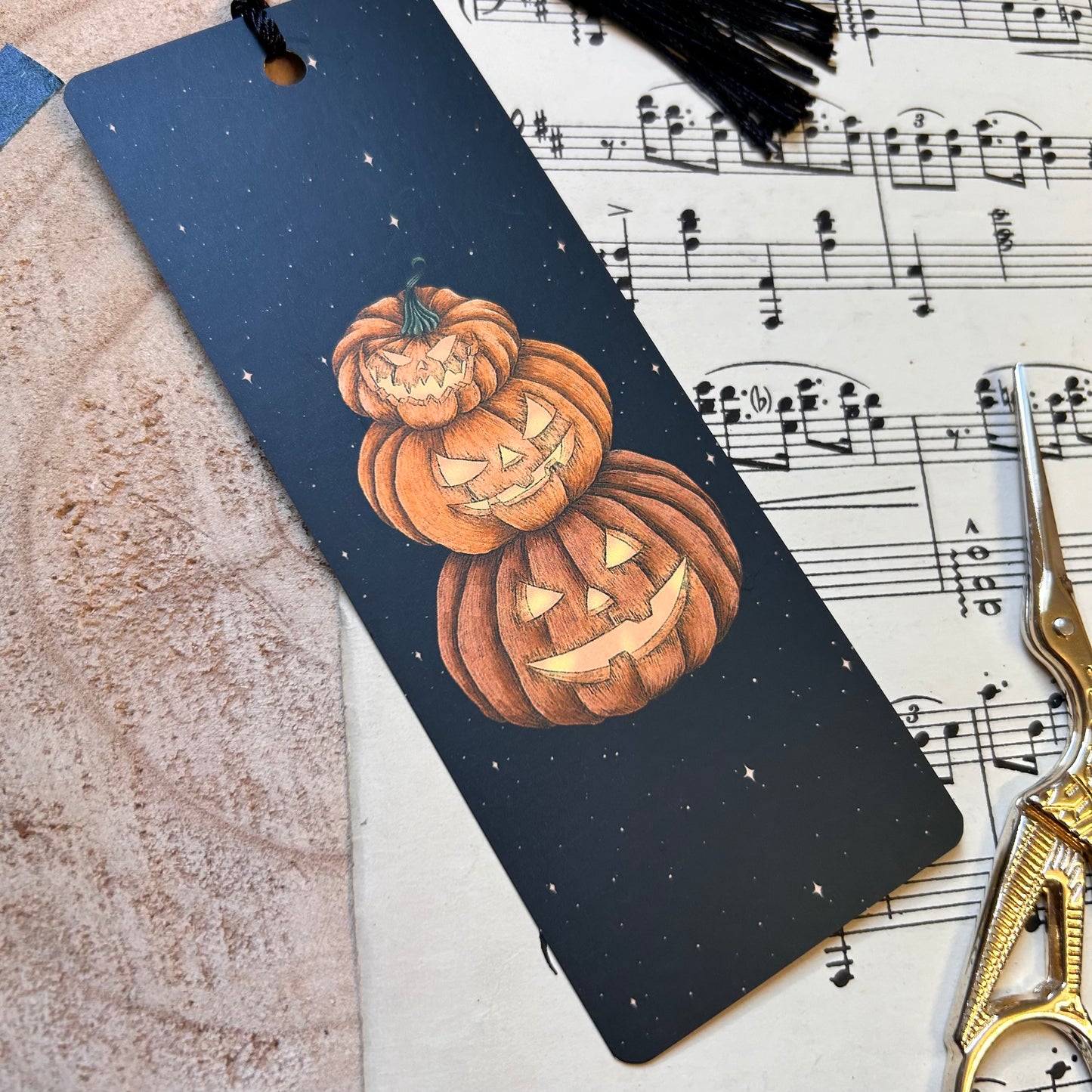 STACK ‘O’ PUMPKINS BOOKMARK