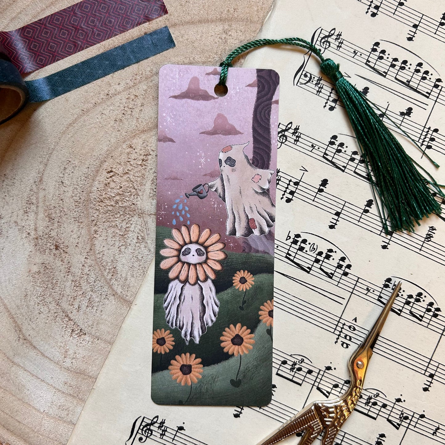 GHOULISH GARDENING BOOKMARK