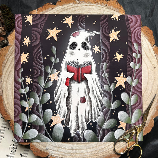 MAGICAL STORYBOOK GHOST: ART PRINT