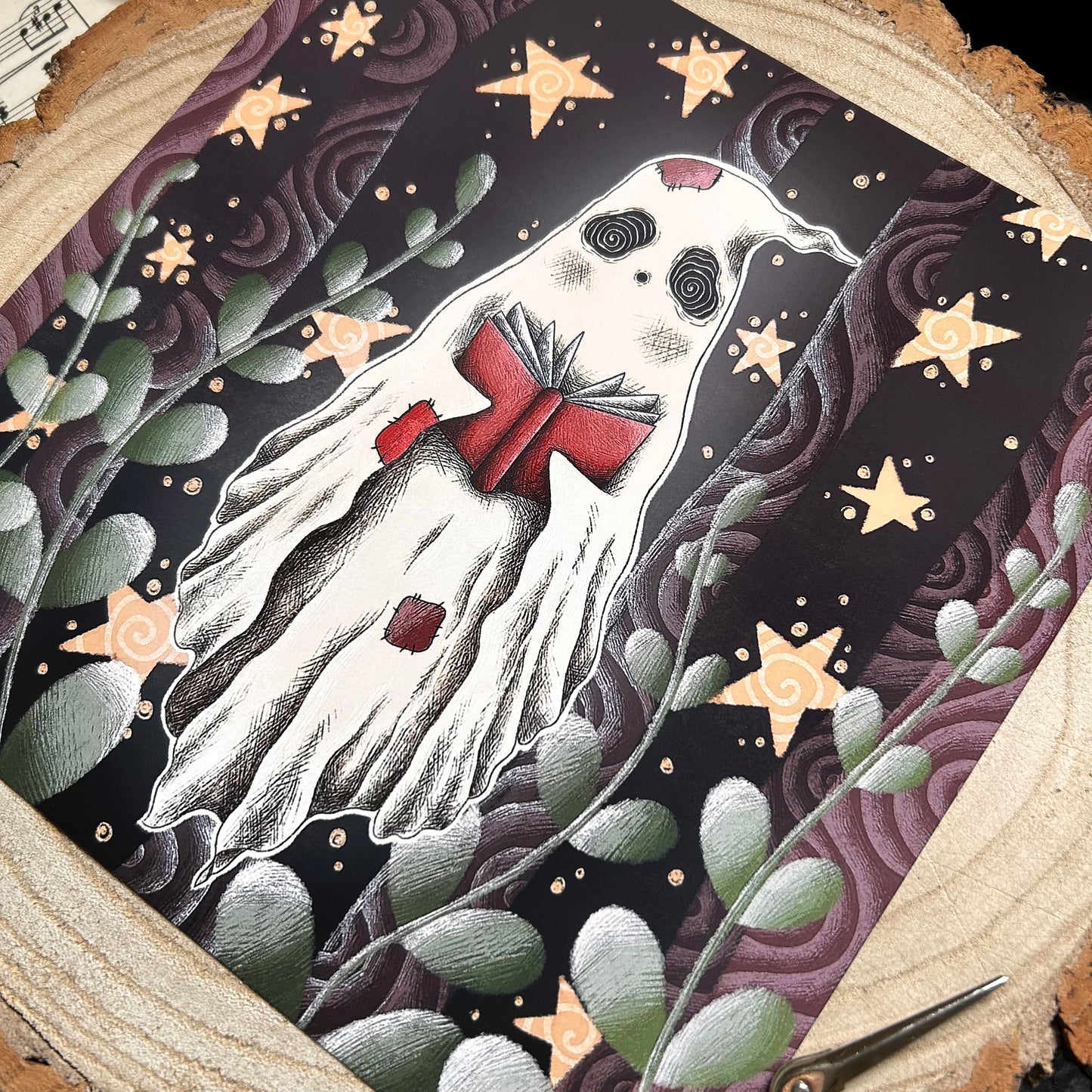 MAGICAL STORYBOOK GHOST: ART PRINT