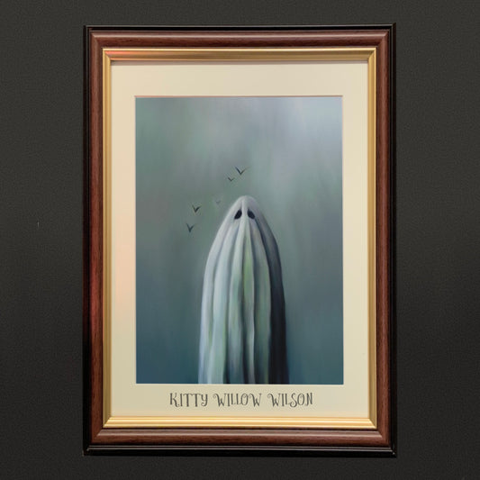 "GONE BUT NIT FORGOTTEN" OIL PAINTING ART PRINT