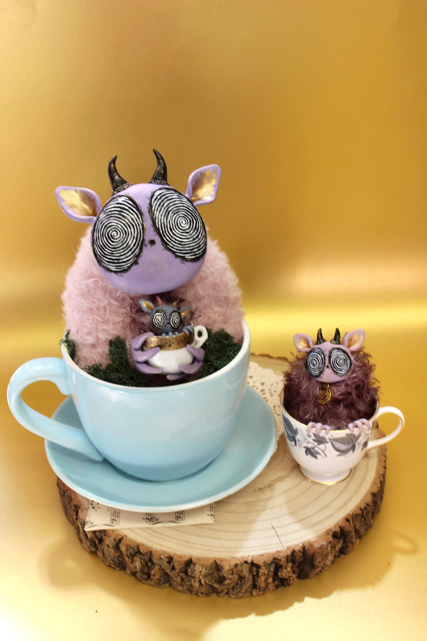 Gilbert and Goliath the Teacup Critters